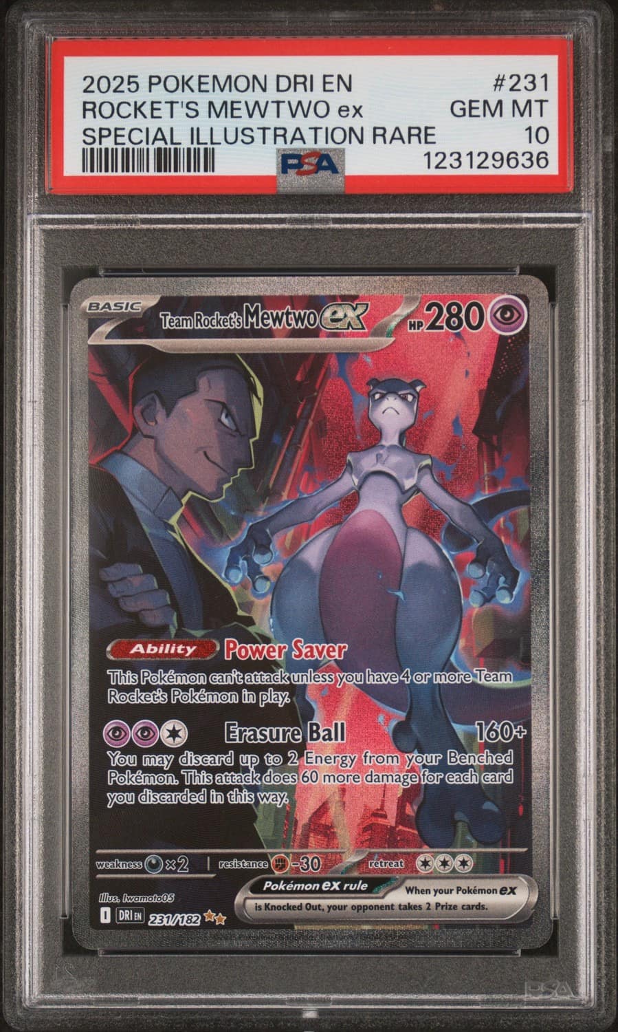 Rocket'S Mewtwo Ex