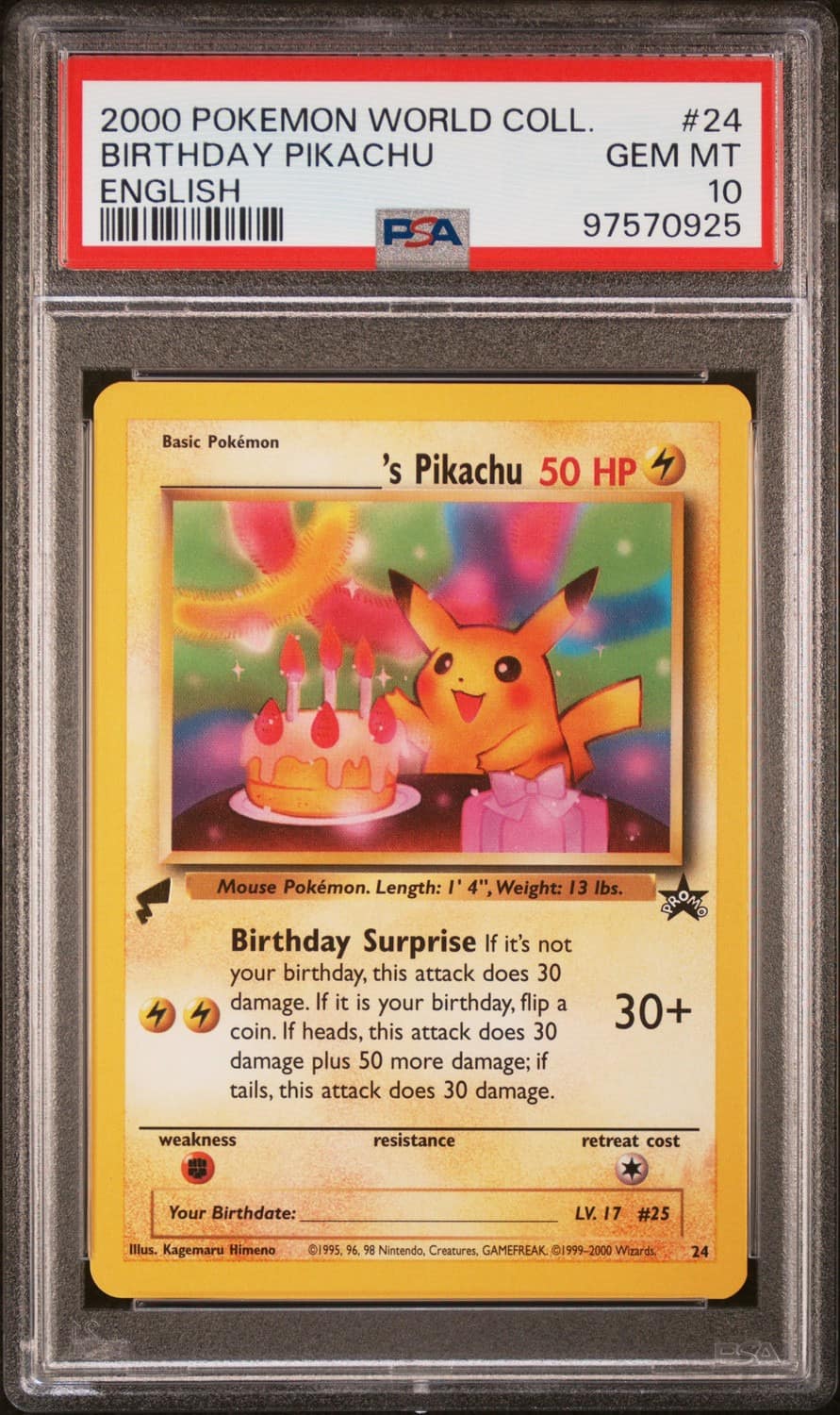 Birthday Pikachu
