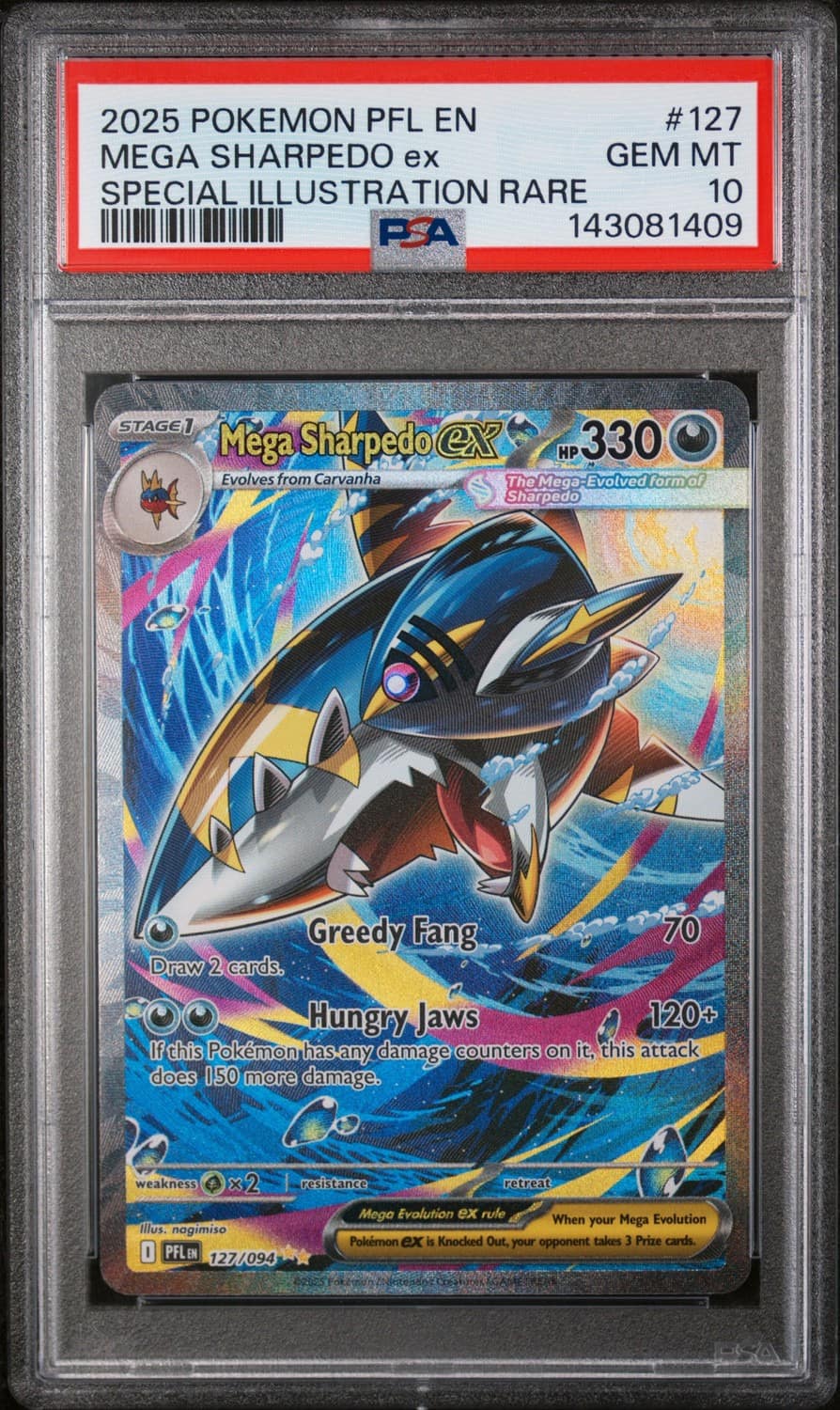 Mega Sharpedo Ex