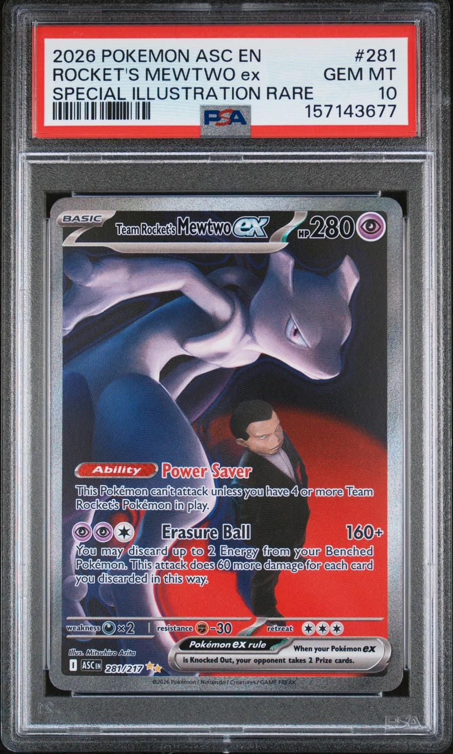 Rocket'S Mewtwo Ex