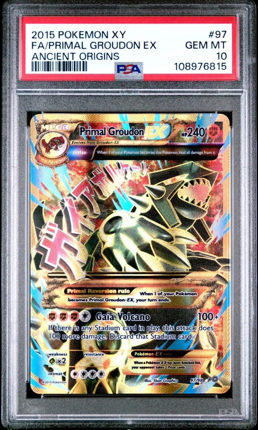 Primal Groudon Ex