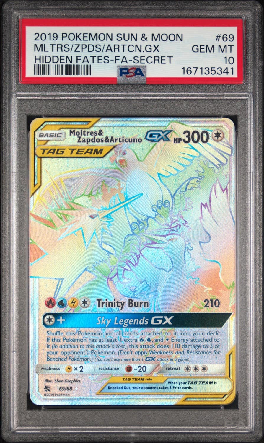 Moltres & Zapdos & Articuno Gx