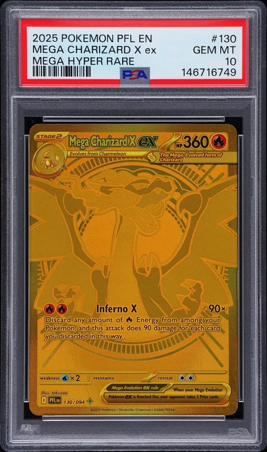 Mega Charizard X Ex