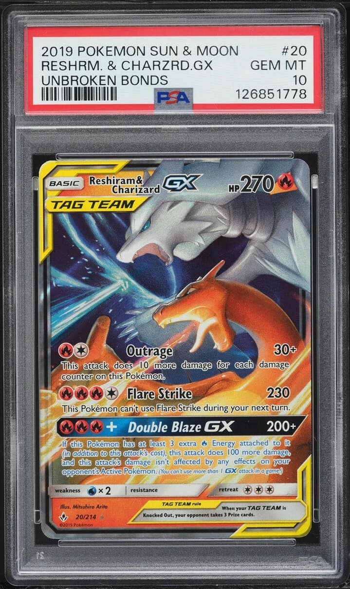 Reshiram & Charizard Gx