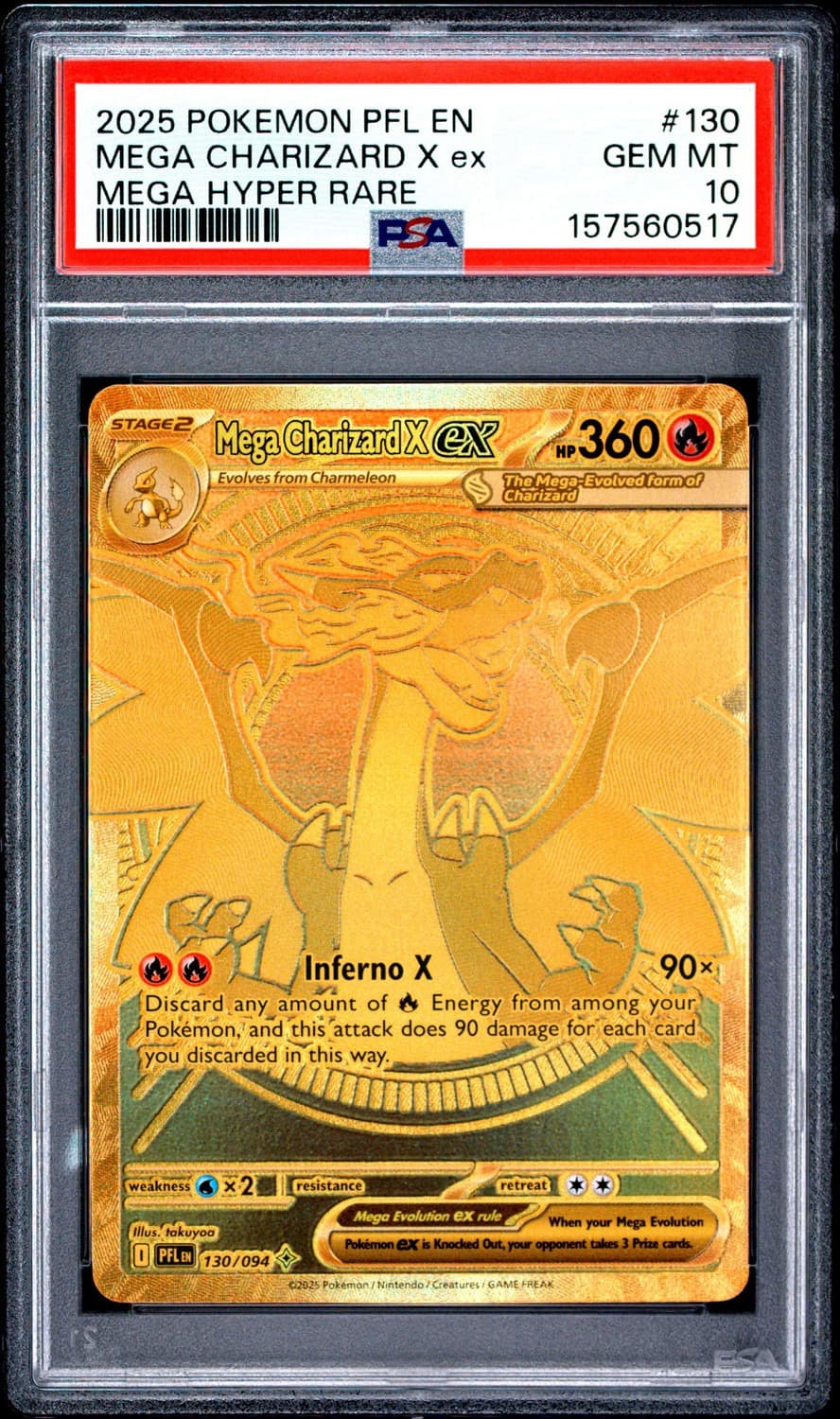 Mega Charizard X Ex