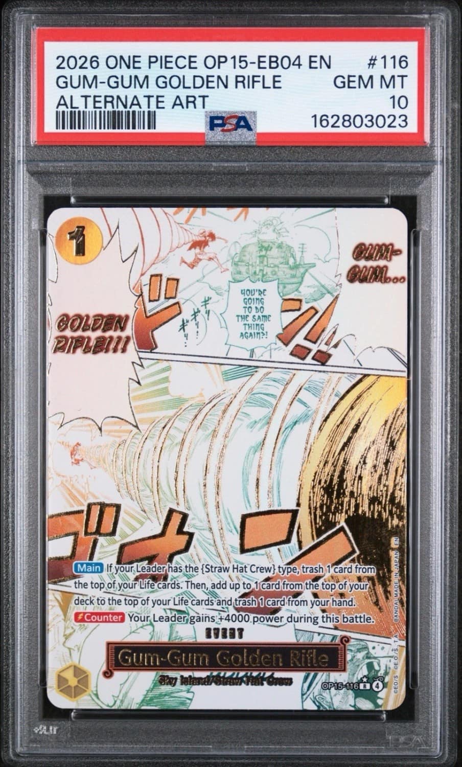 Gum-Gum Golden Rifle