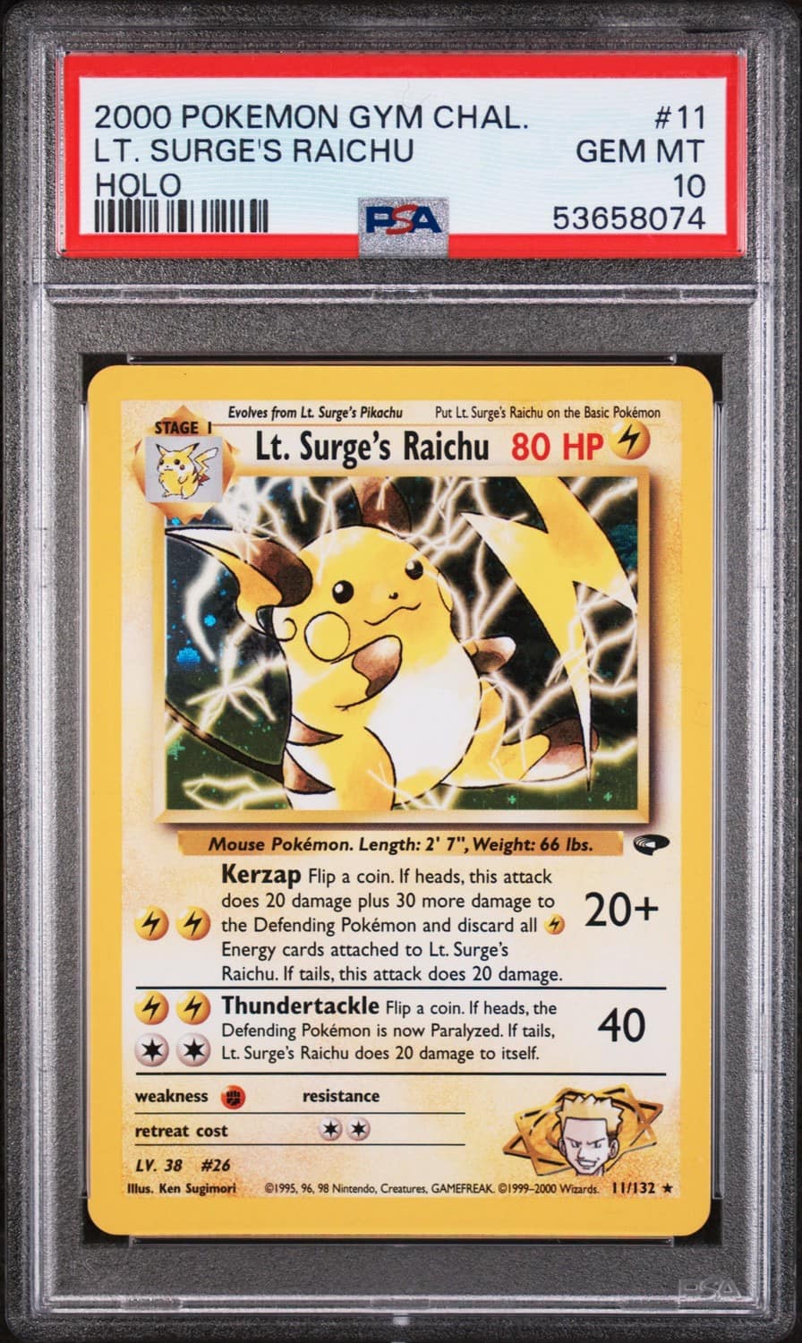 Lt. Surge'S Raichu