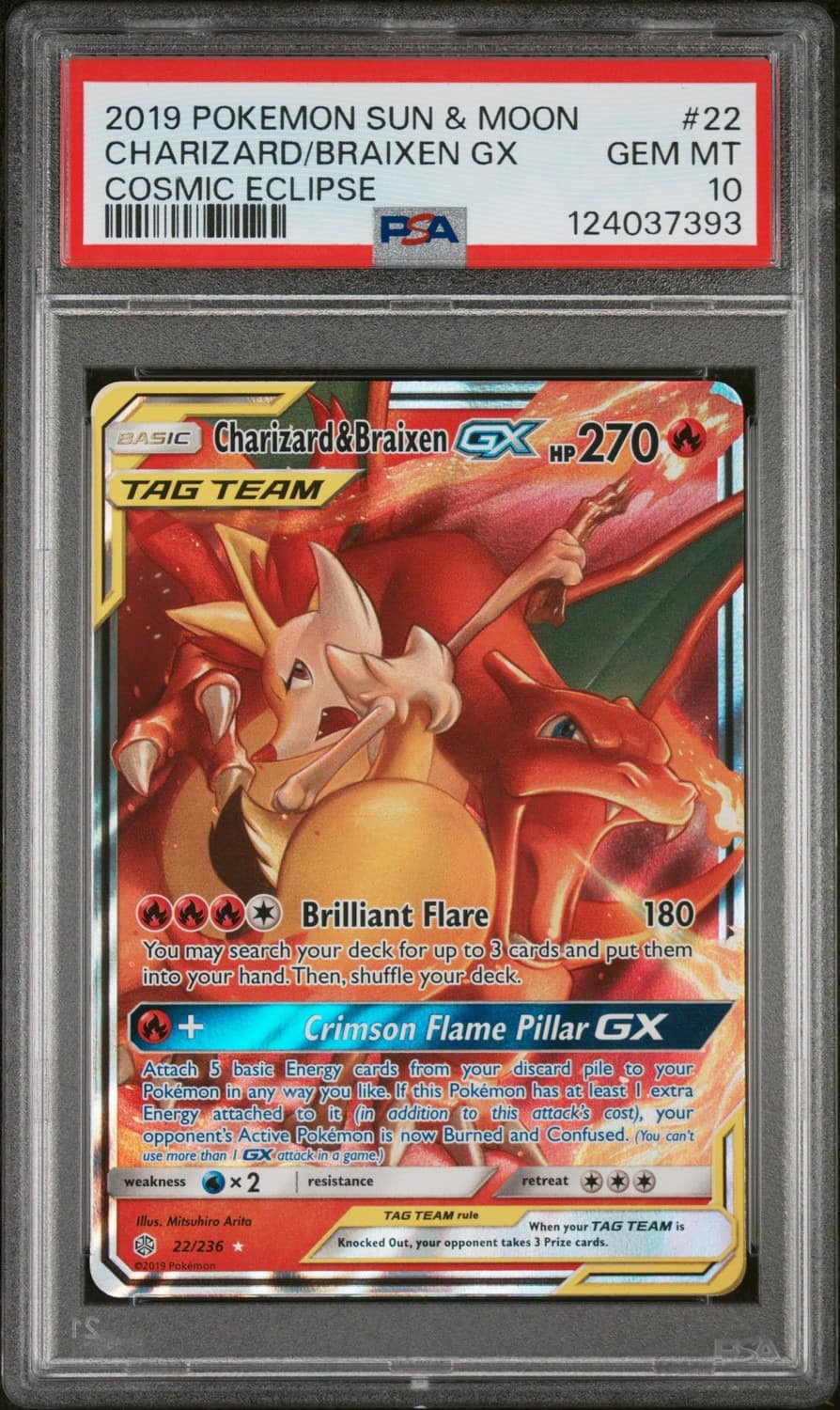 Charizard/braixen Gx