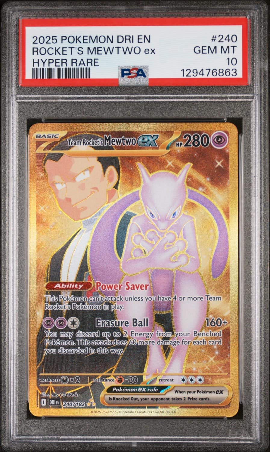 Rocket'S Mewtwo Ex