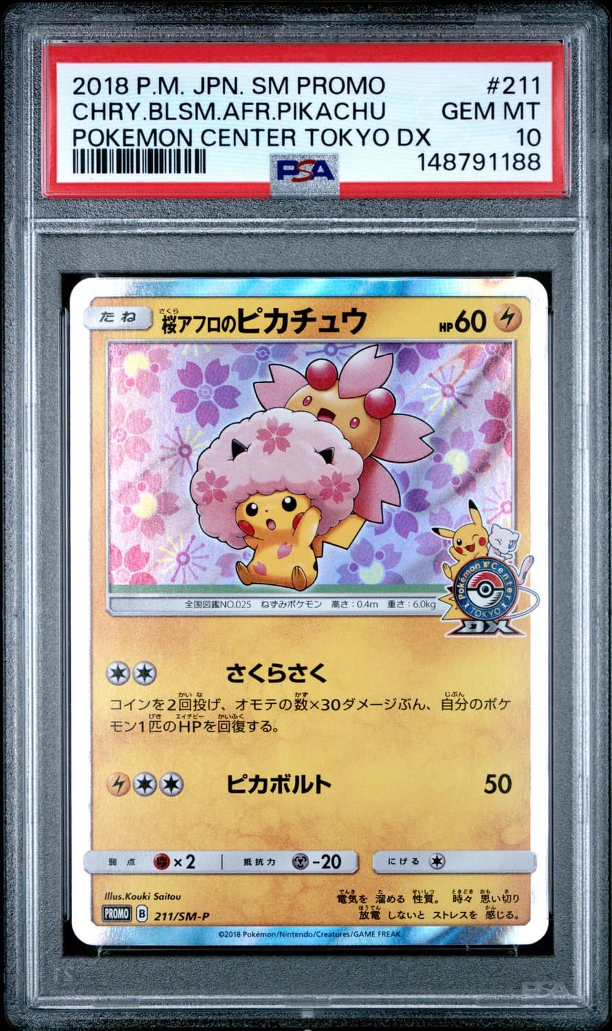 Cherry Blossom Afro Pikachu