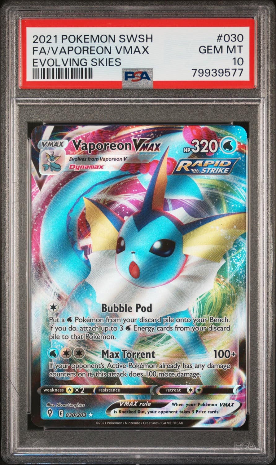 Vaporeon Vmax
