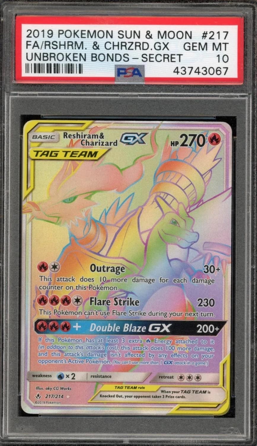 Reshiram & Charizard Gx