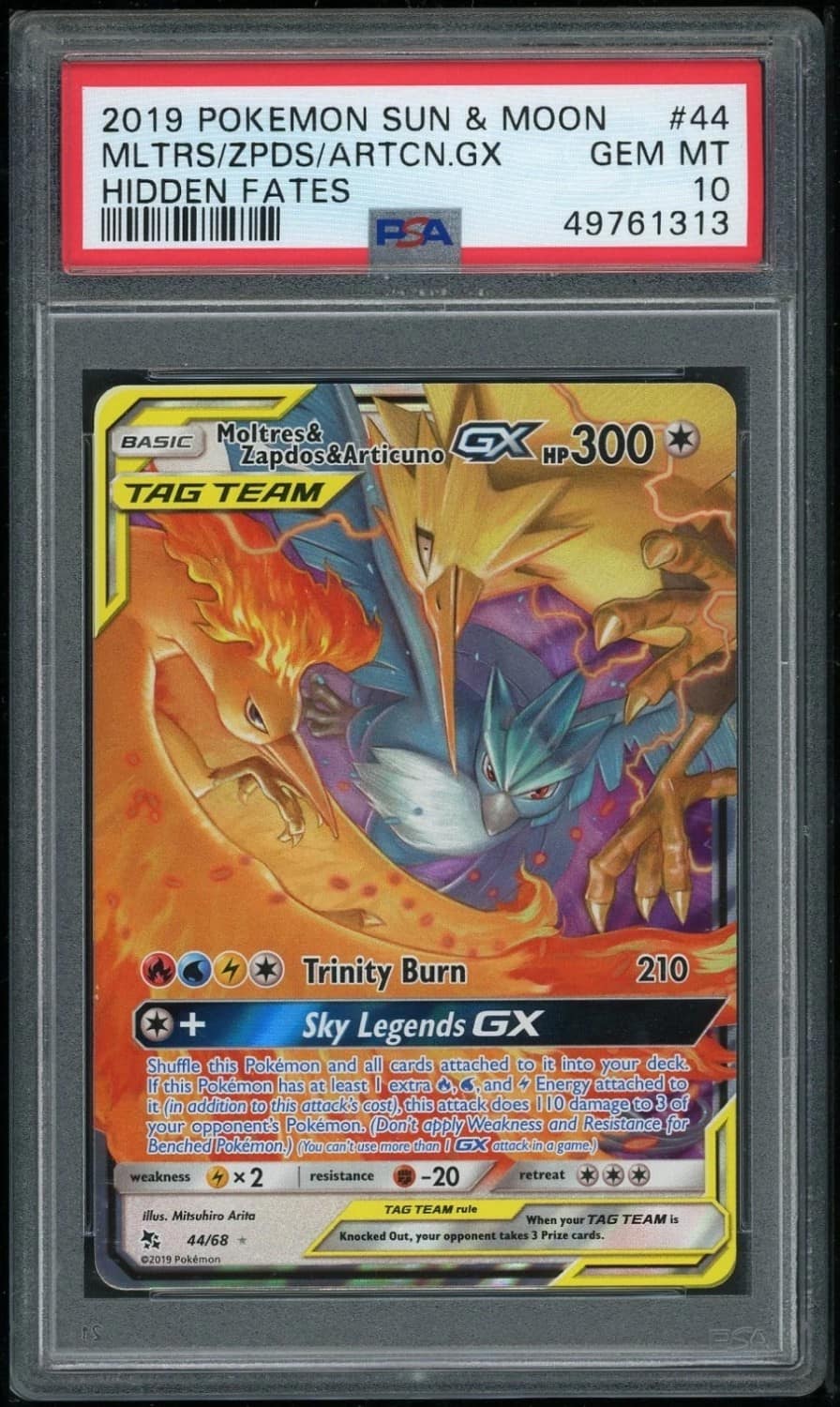 Moltres & Zapdos & Articuno Gx