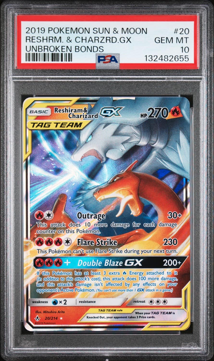 Reshiram & Charizard Gx