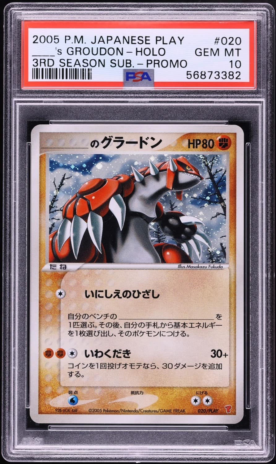 _____'S Groudon-Holo