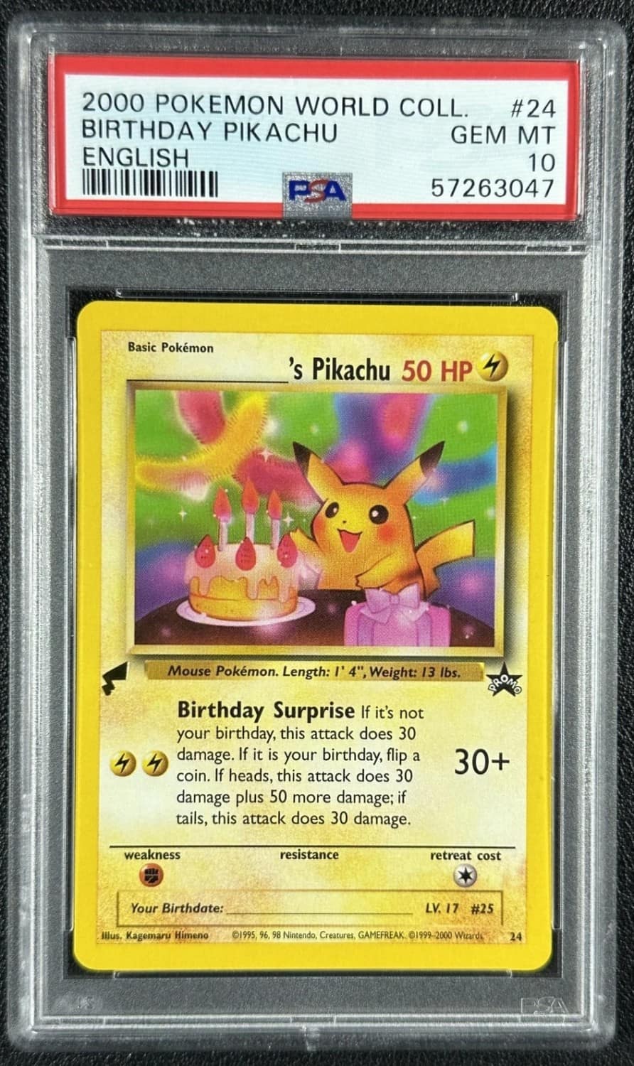 Birthday Pikachu