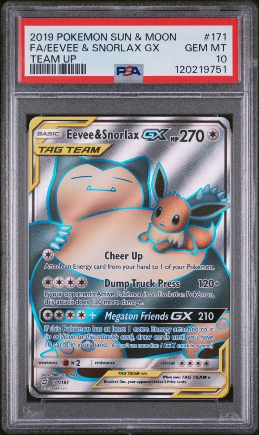 Eevee & Snorlax Gx