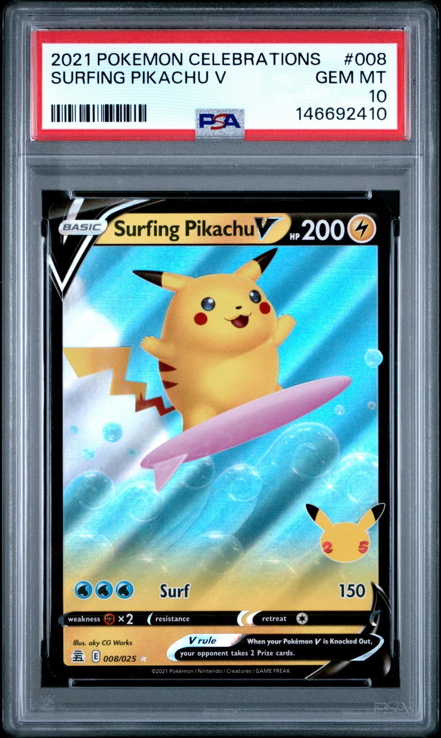 Surfing Pikachu V
