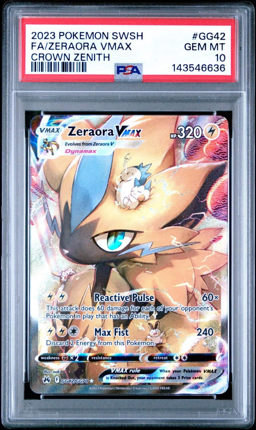 Zeraora Vmax