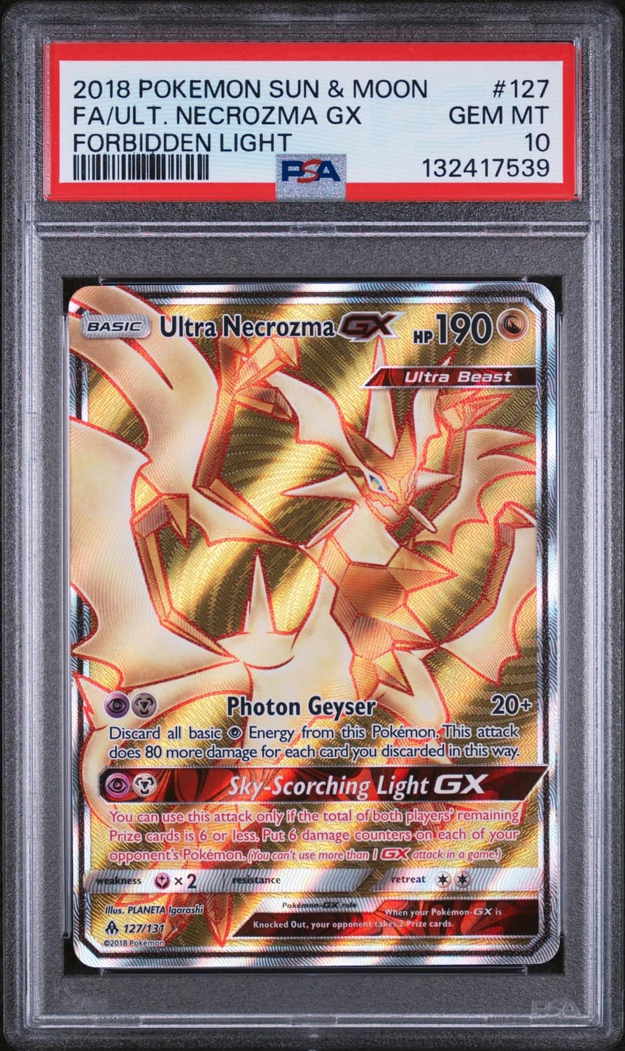 Ultra Necrozma Gx