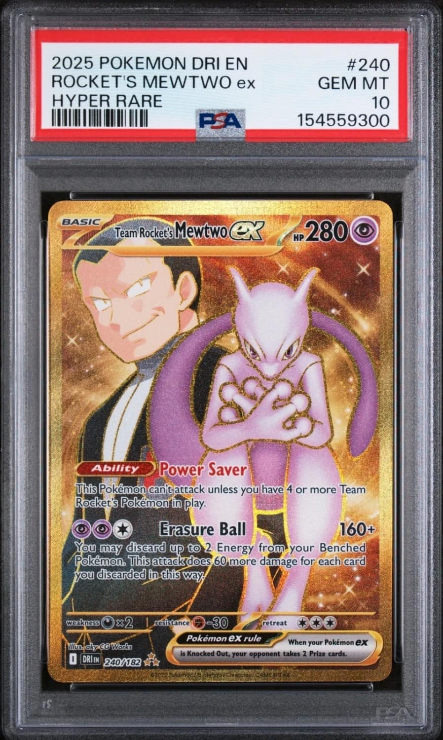 Rocket'S Mewtwo Ex