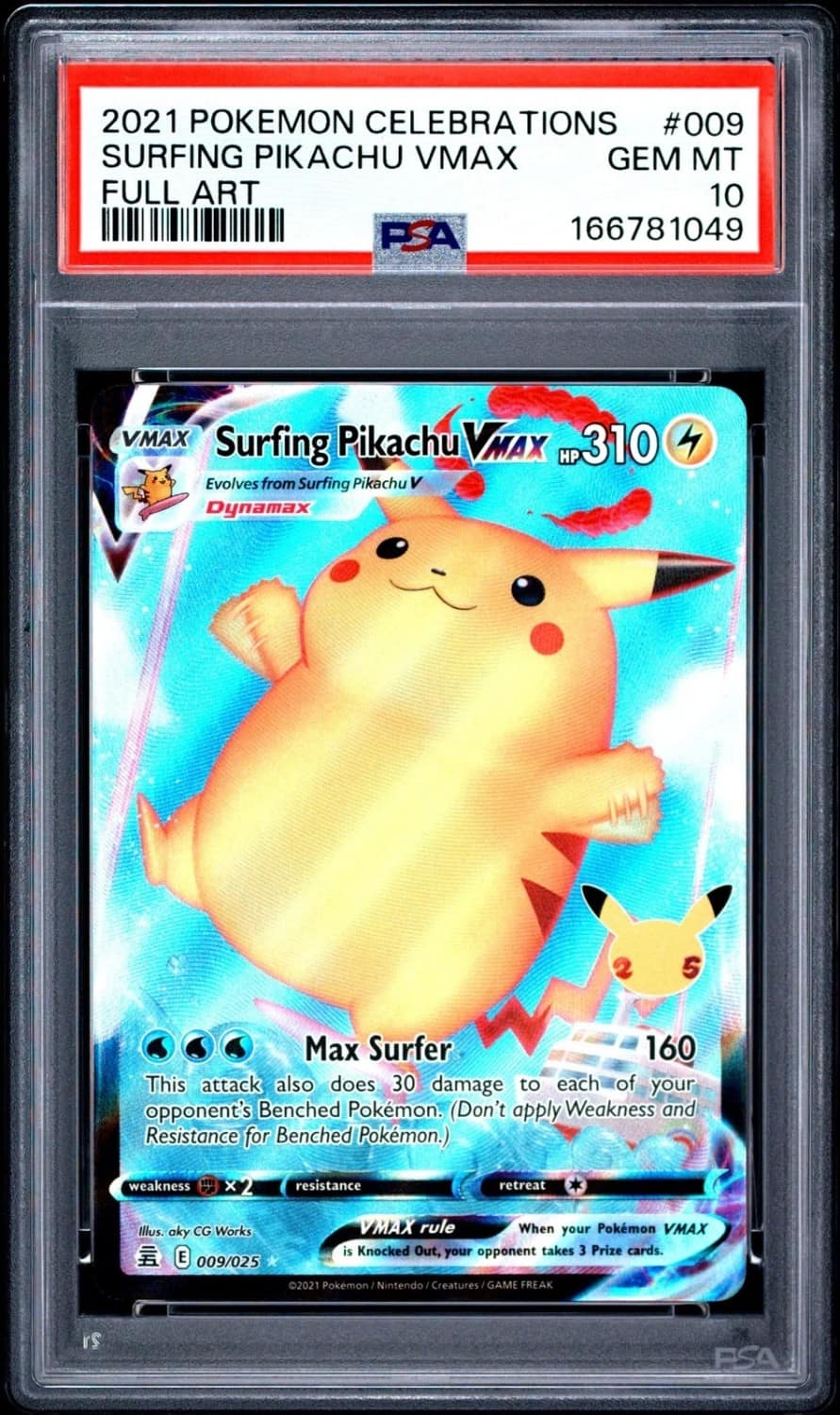 Surfing Pikachu Vmax