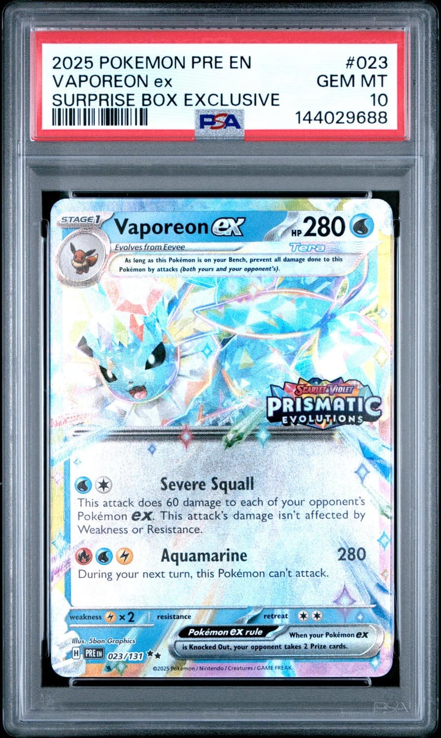 Vaporeon Ex