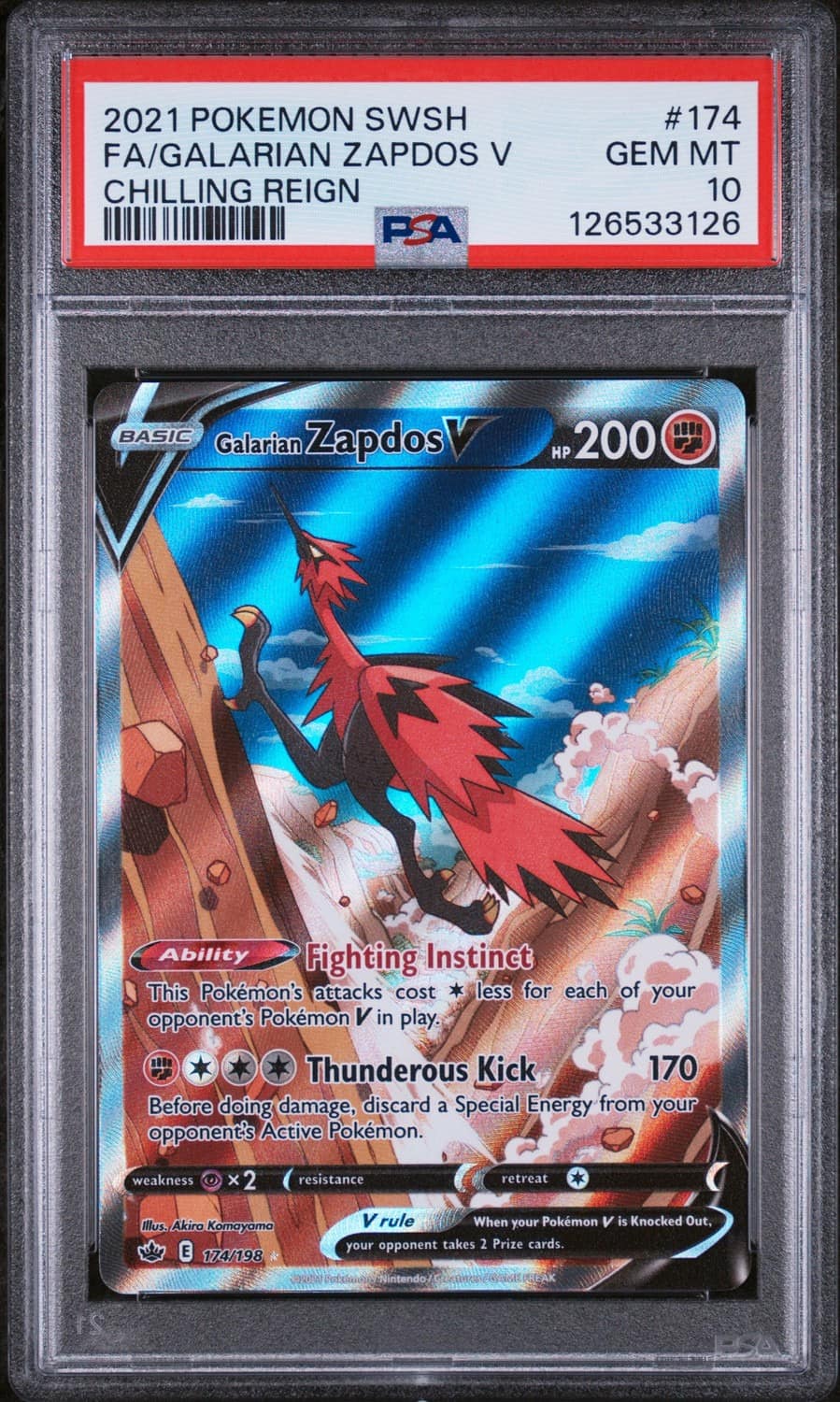 Galarian Zapdos V