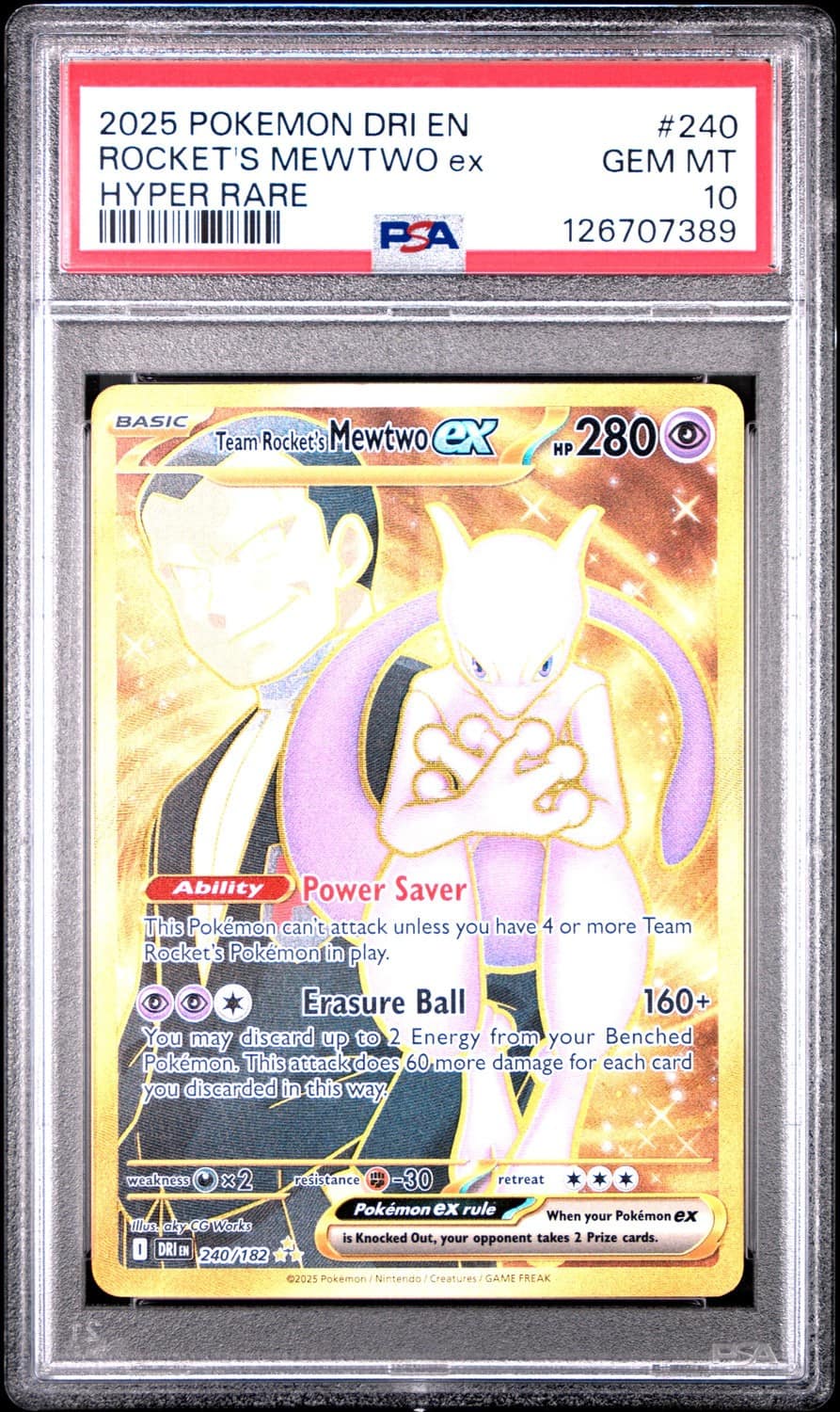 Rocket'S Mewtwo Ex