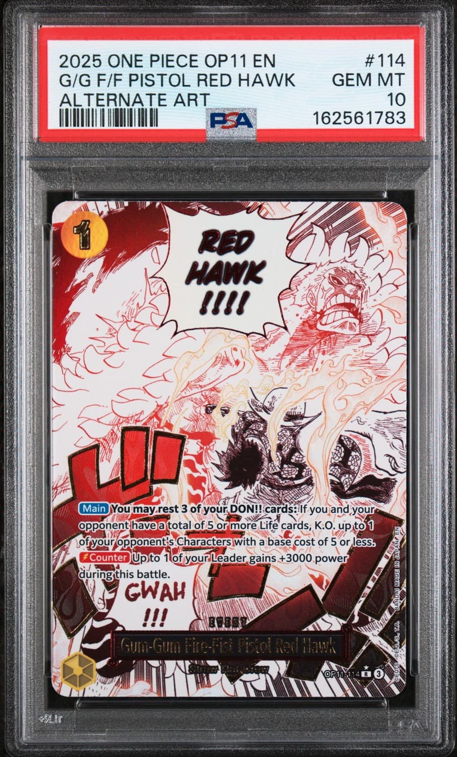 Gum-Gum Fire-Fist Pistol Red Hawk