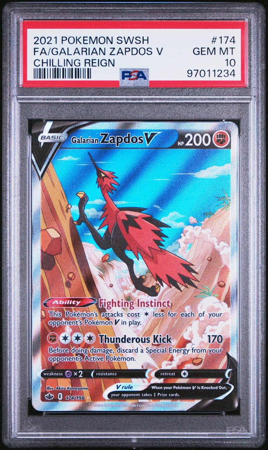 Galarian Zapdos V