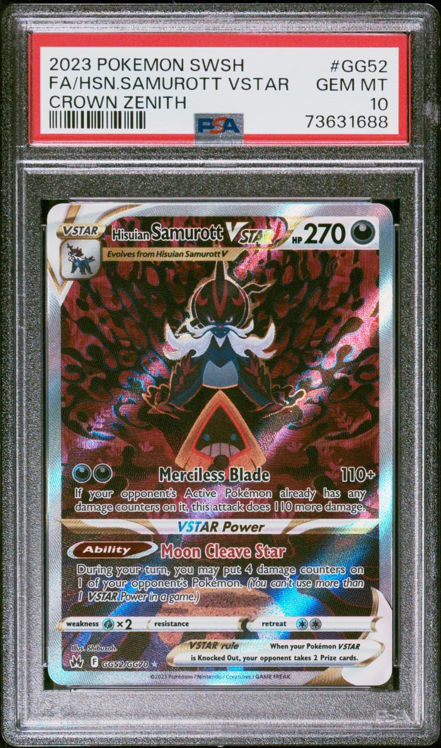 Hisuian Samurott Vstar
