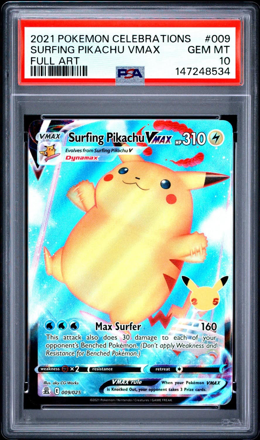 Surfing Pikachu Vmax