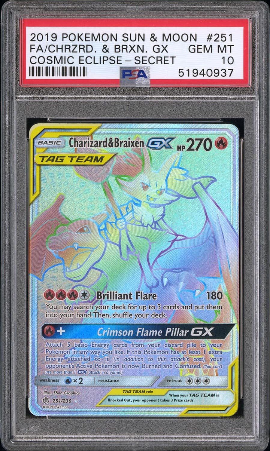 Charizard/braixen Gx