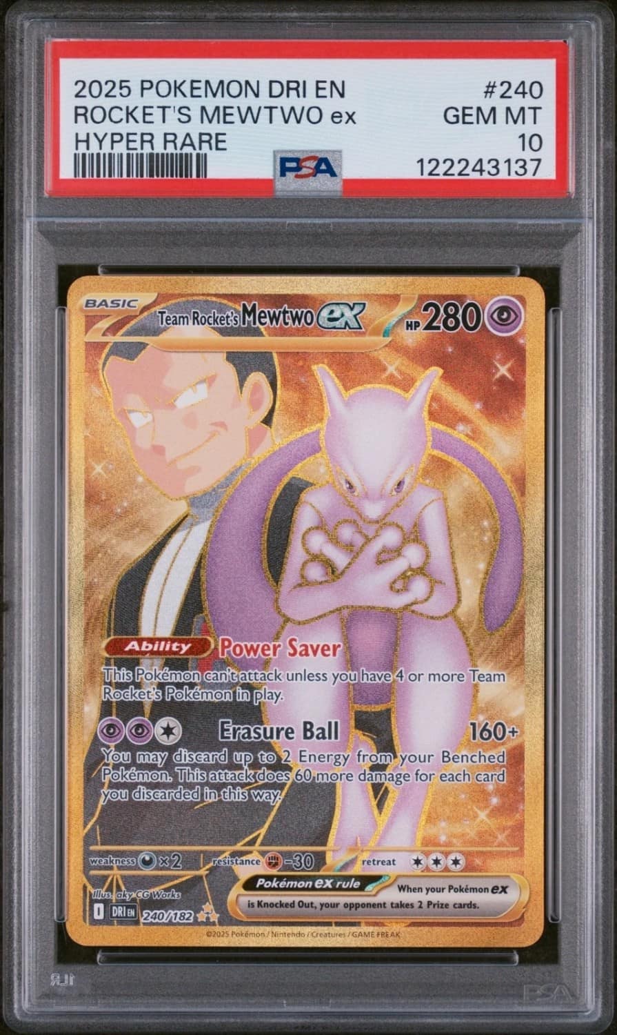 Rocket'S Mewtwo Ex