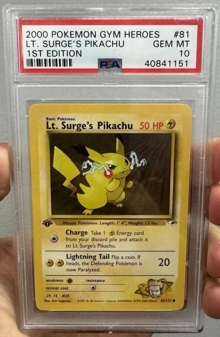 Lt. Surge'S Pikachu