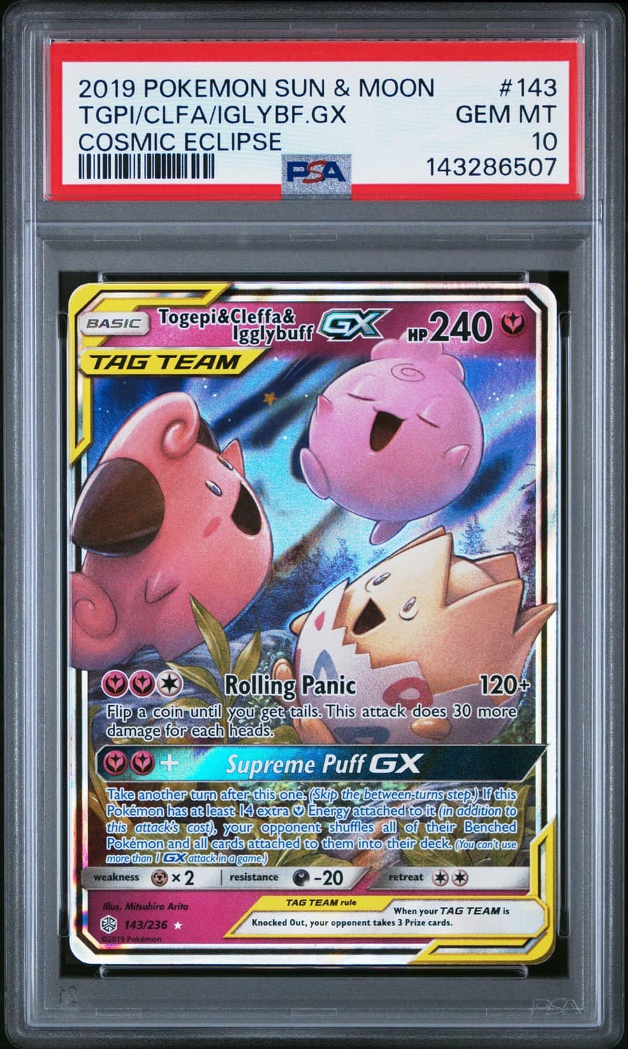 Togepi & Cleffa & Igglybuff Gx