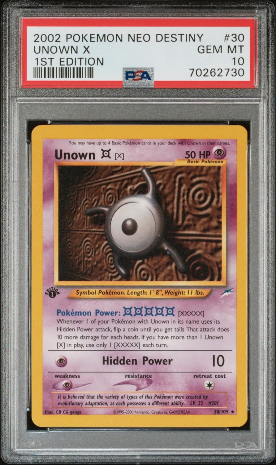 Unown X