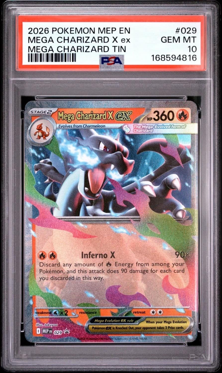 Mega Charizard X Ex