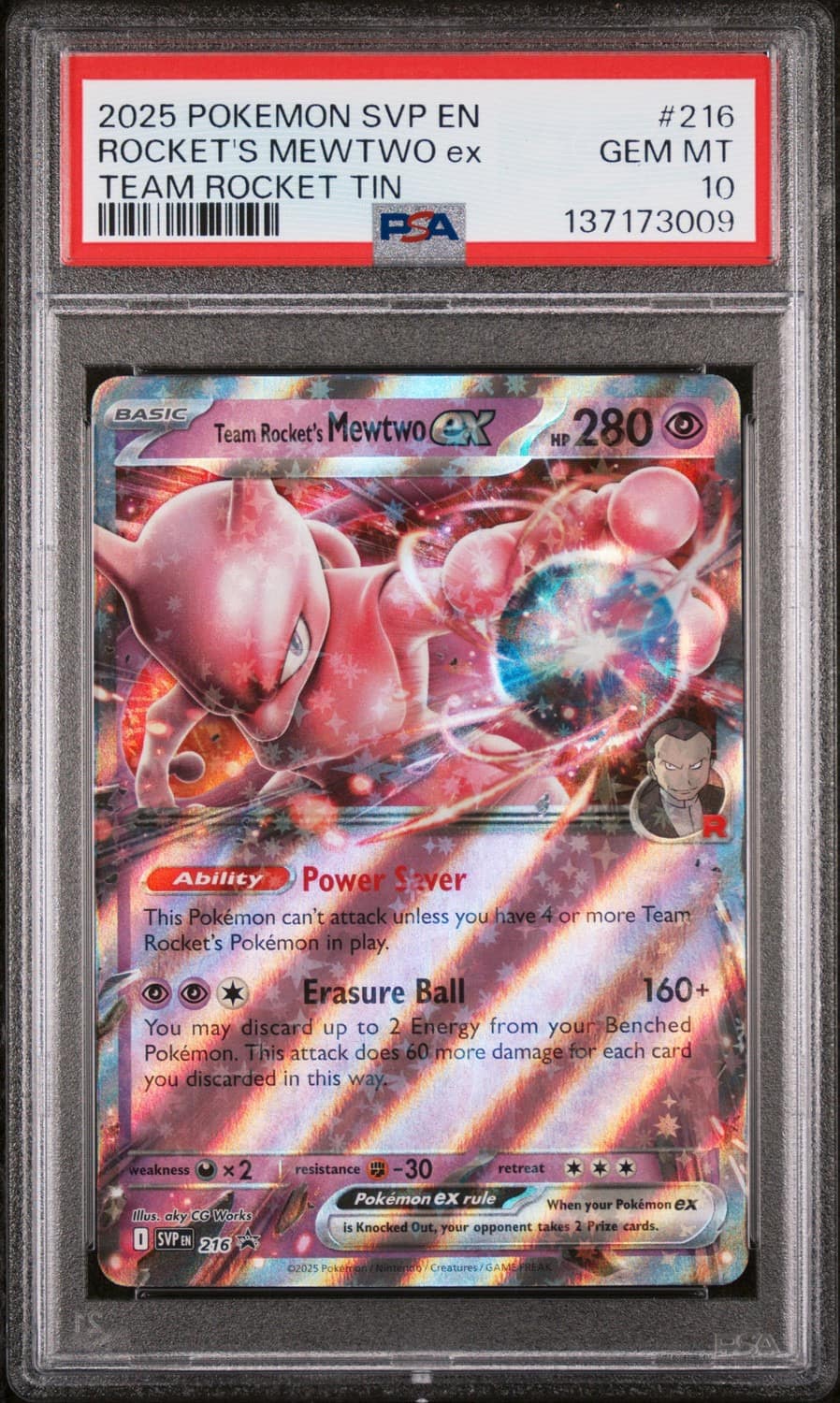 Rocket'S Mewtwo Ex