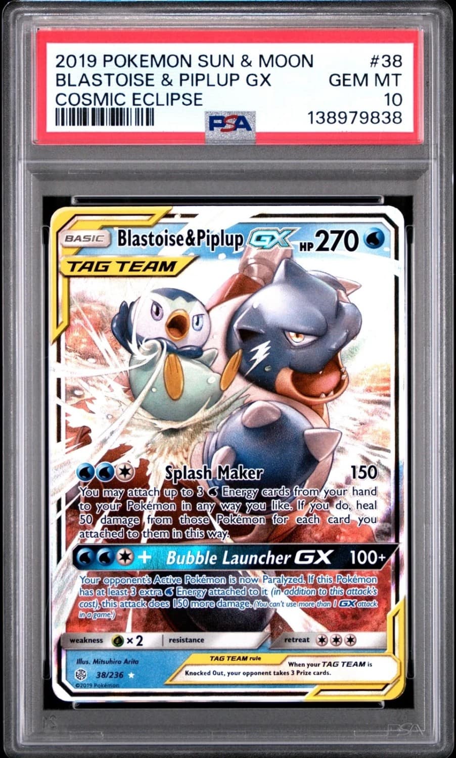 Blastoise & Piplup Gx