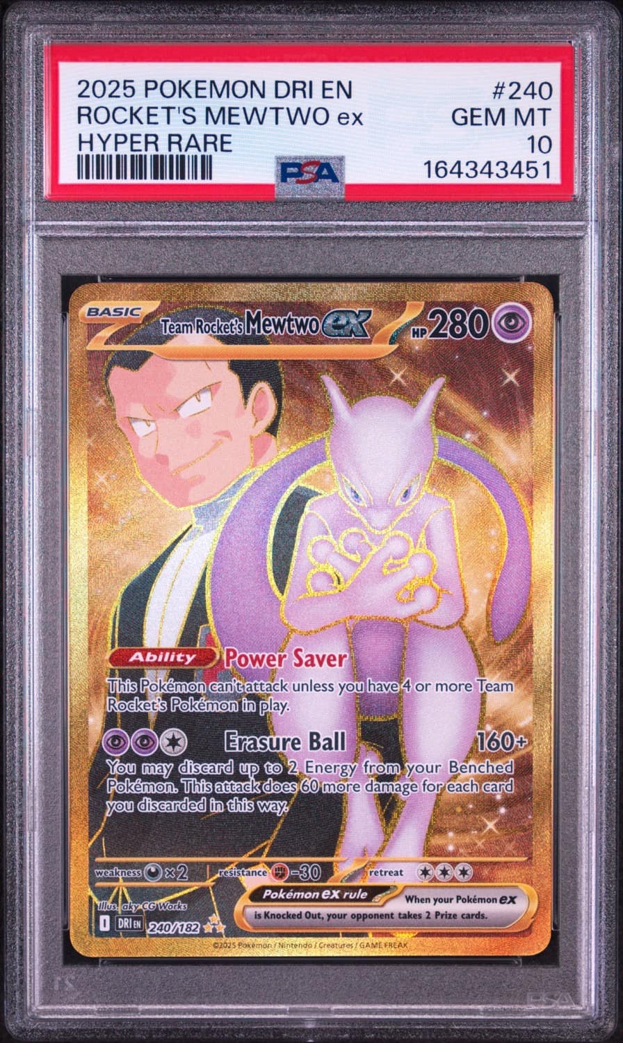 Rocket'S Mewtwo Ex