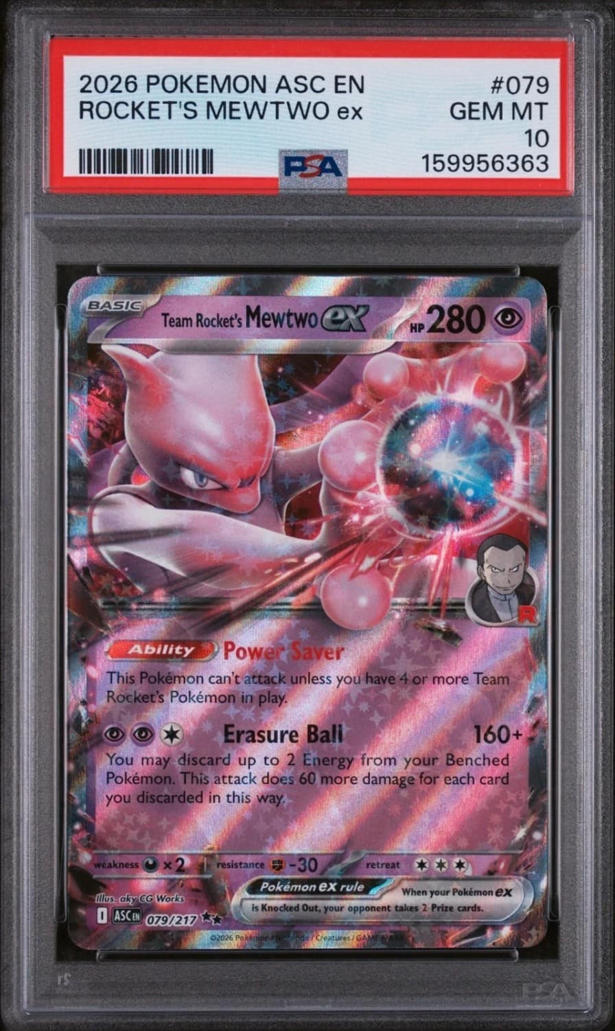 Rocket'S Mewtwo Ex