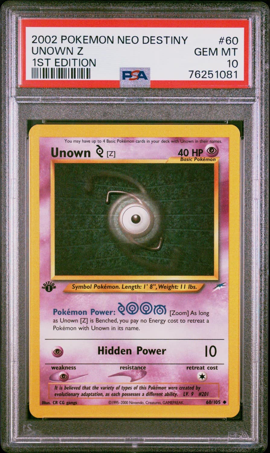 Unown Z