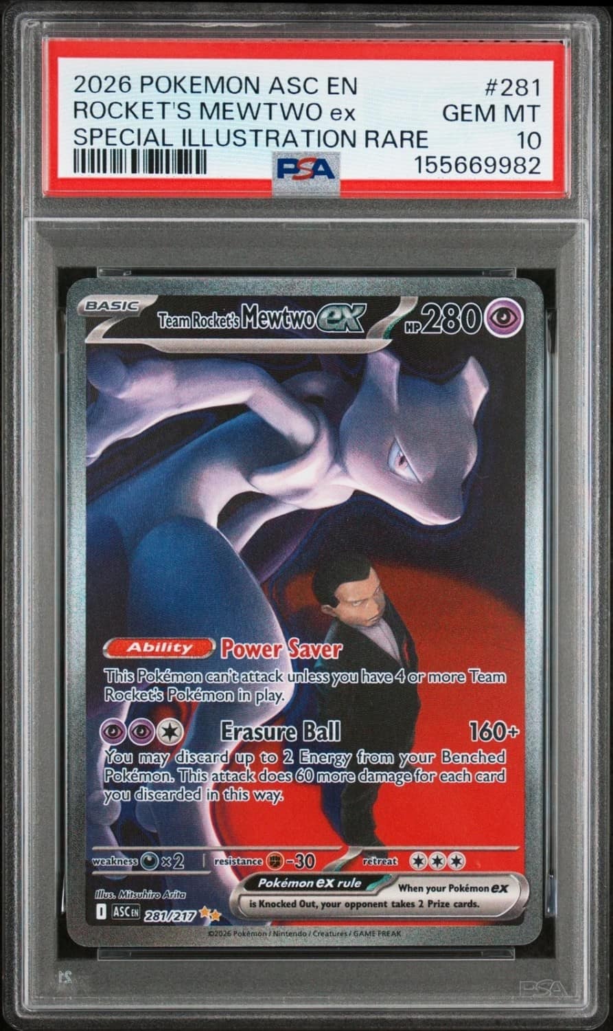 Rocket'S Mewtwo Ex