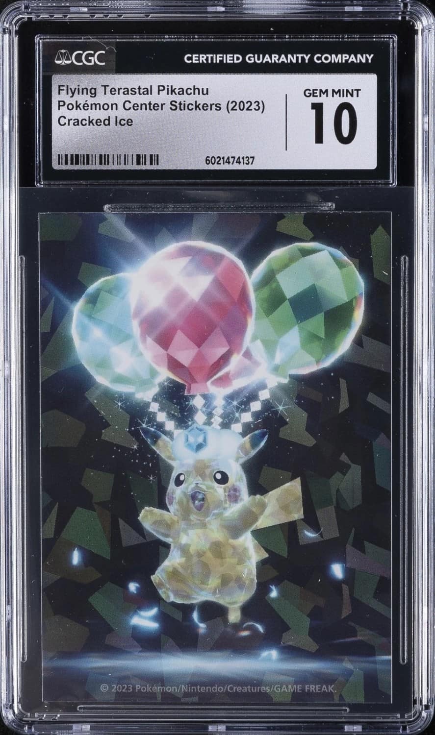 Flying Terastal Pikachu