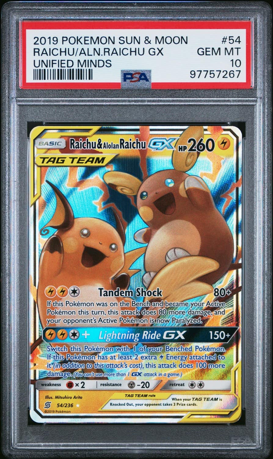 Raichu & Alolan Raichu Gx
