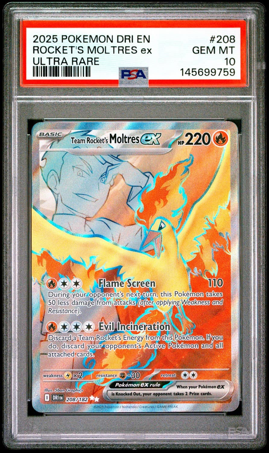 Rocket'S Moltres Ex