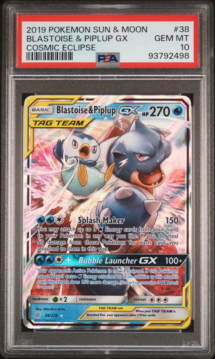 Blastoise & Piplup Gx
