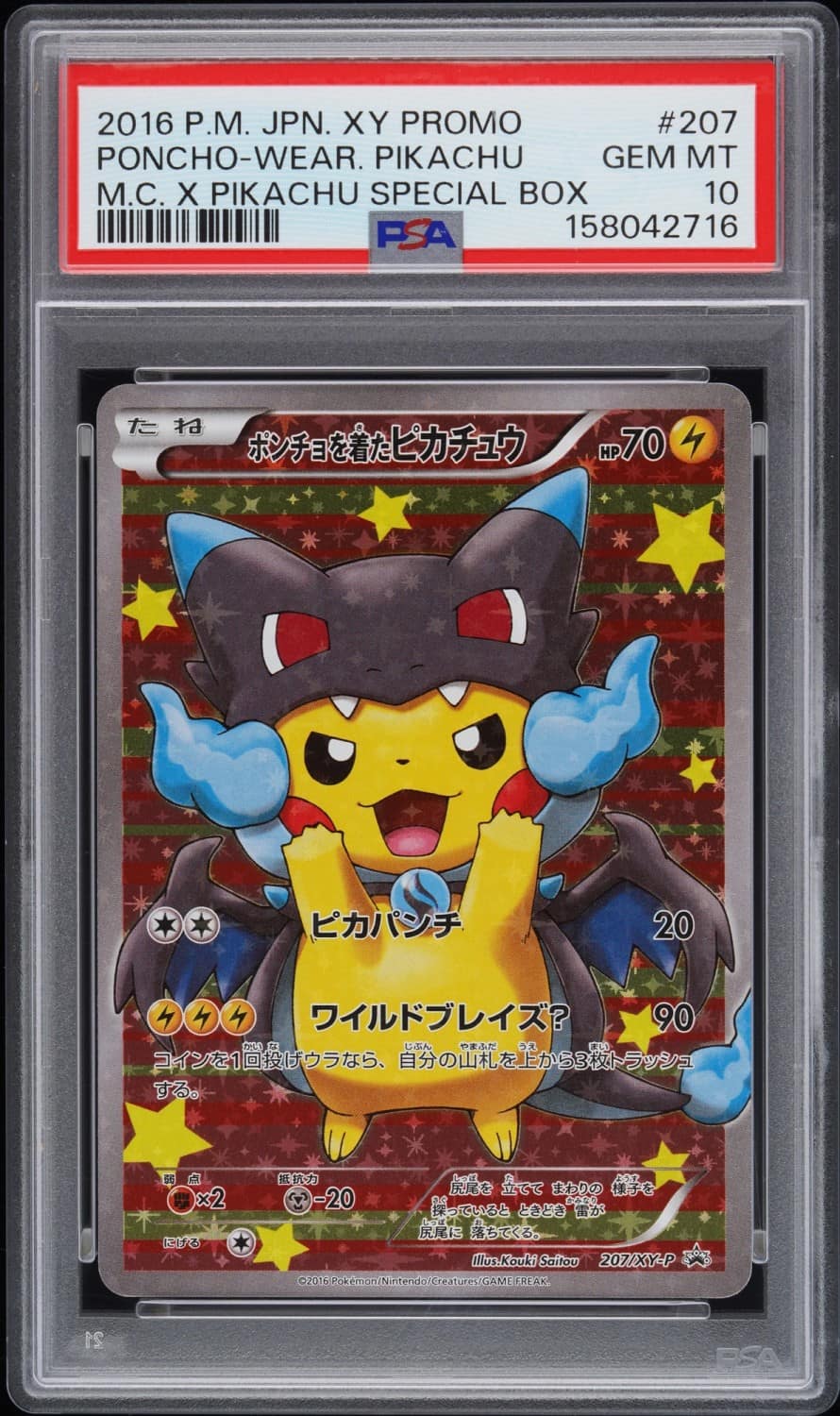 Poncho-Wearing Pikachu